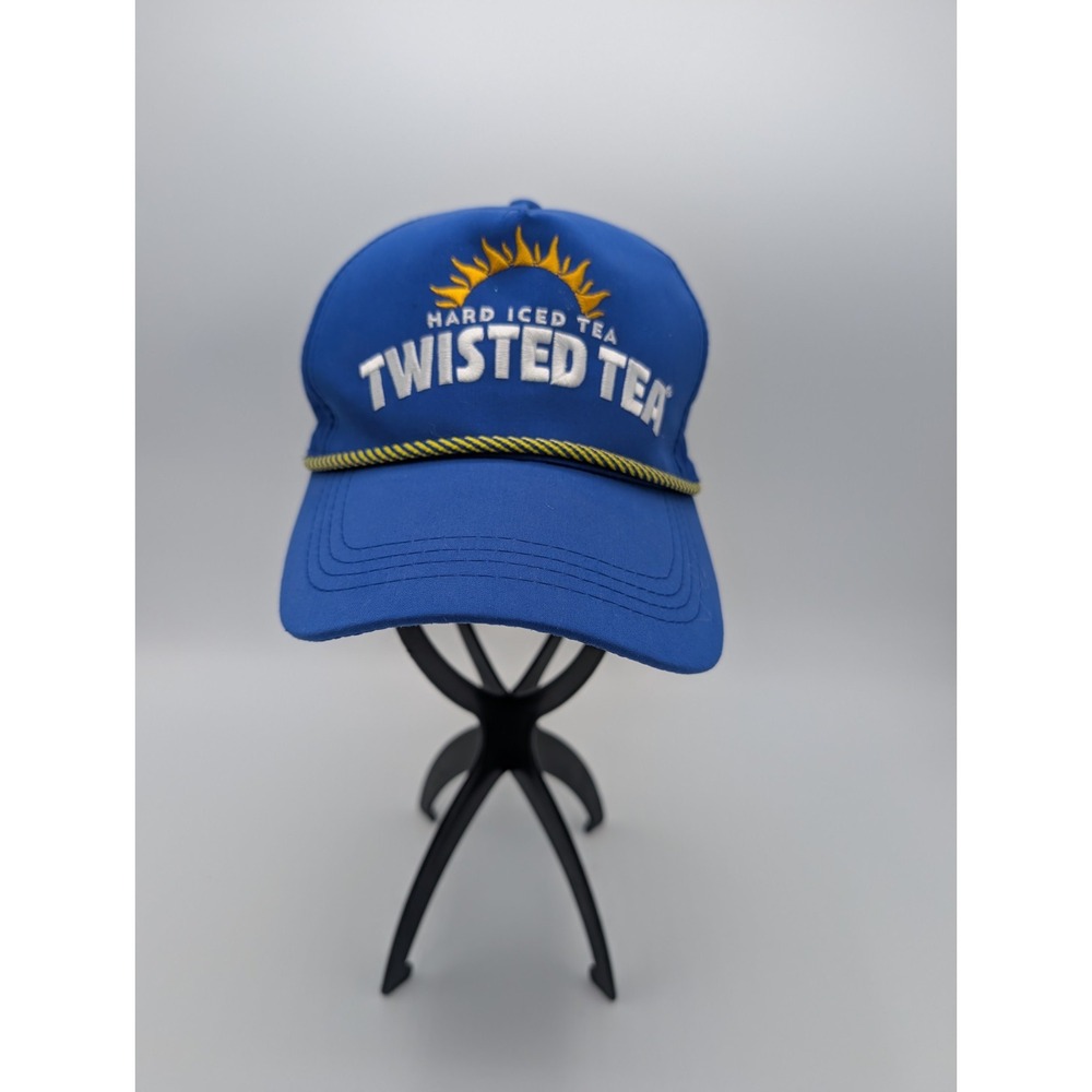 Hard Iced Tea Twisted Tea Rope Snapback Keep It Twisted Royal Blue Adjustable